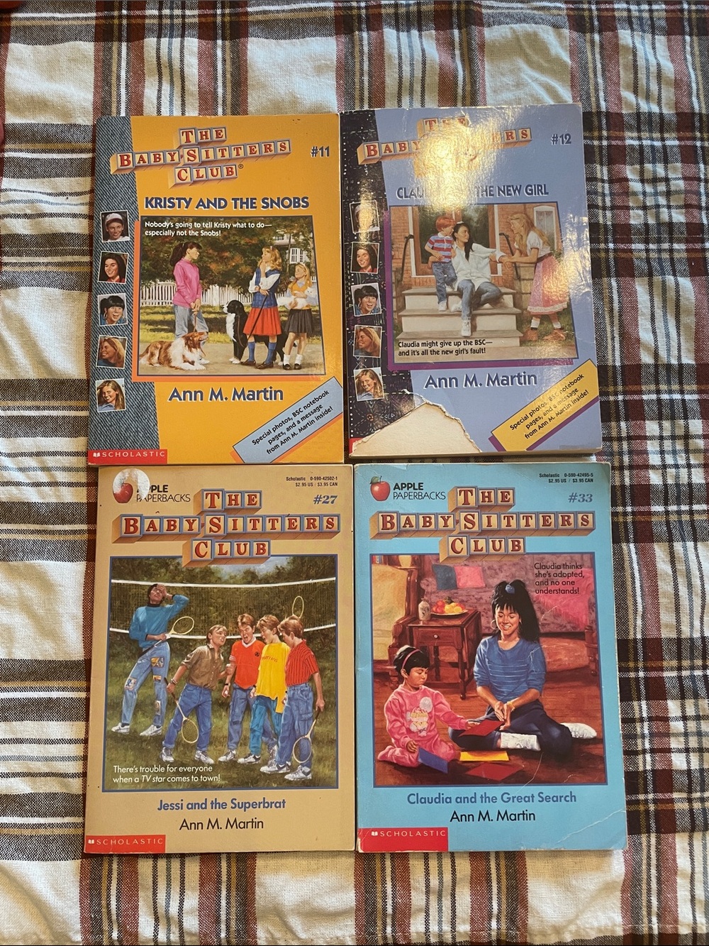 Babysitters club books (set of 4)